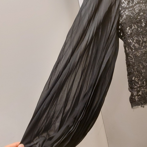 Mesh crop top - baloon sleves - Picture 2 of 5